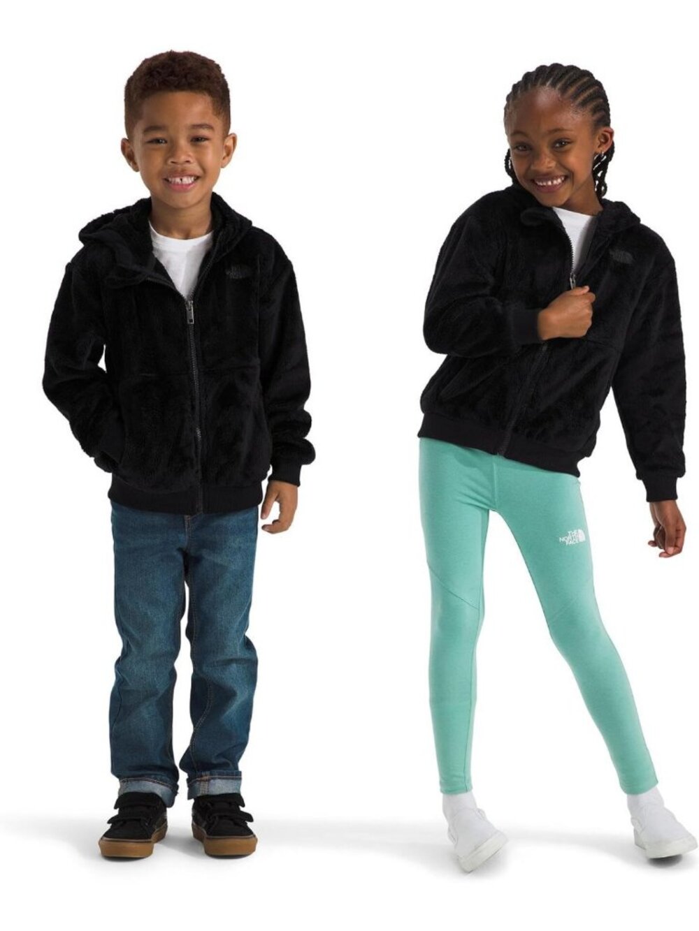 Cozy Kids' Full Zip Fleece Hoodie | Eco-Friendly Recycled Polyester Jacket